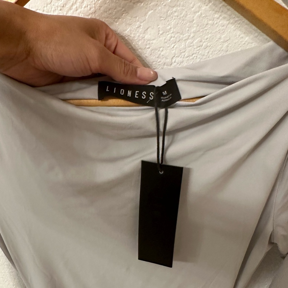 NWT Lioness Glory Mini Dress in Grey Size Medium - Picture 4 of 7